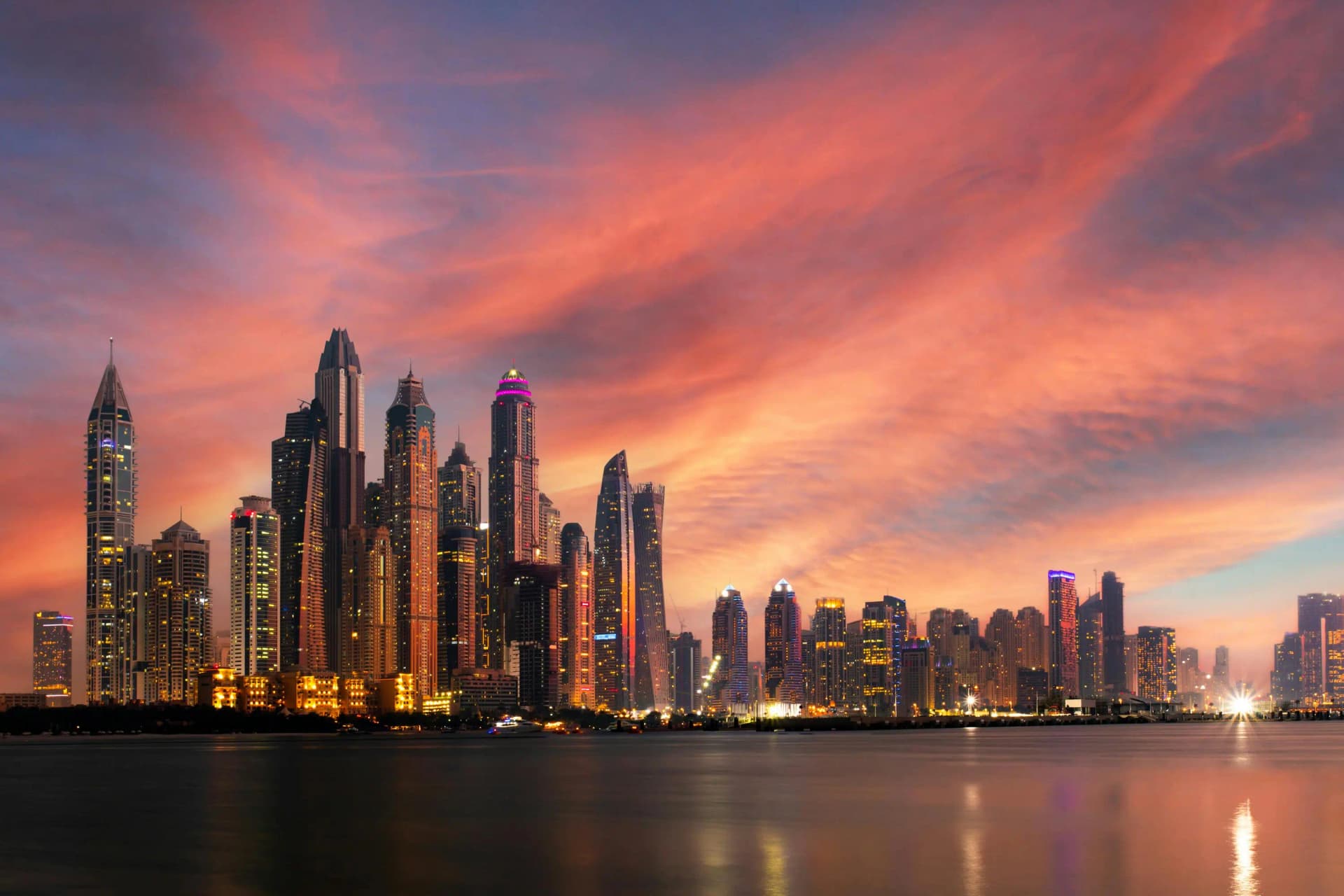 Dubai Marina Skyline